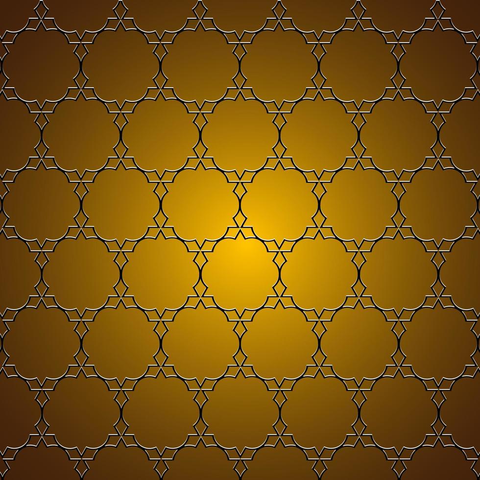 Elegant golden pattern vector