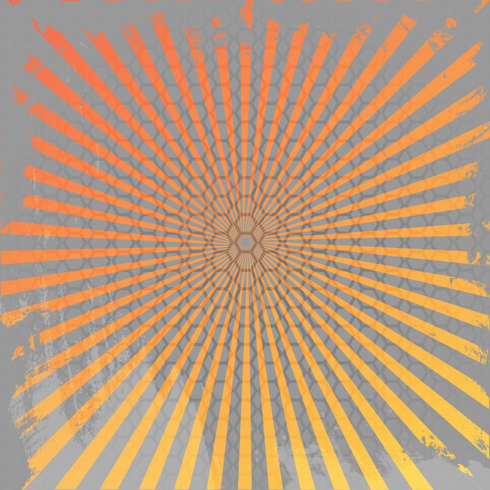 Halftone  rays background vector
