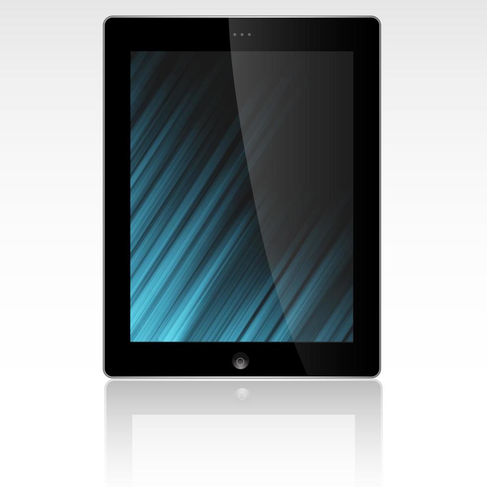 PC display with abstract background vector