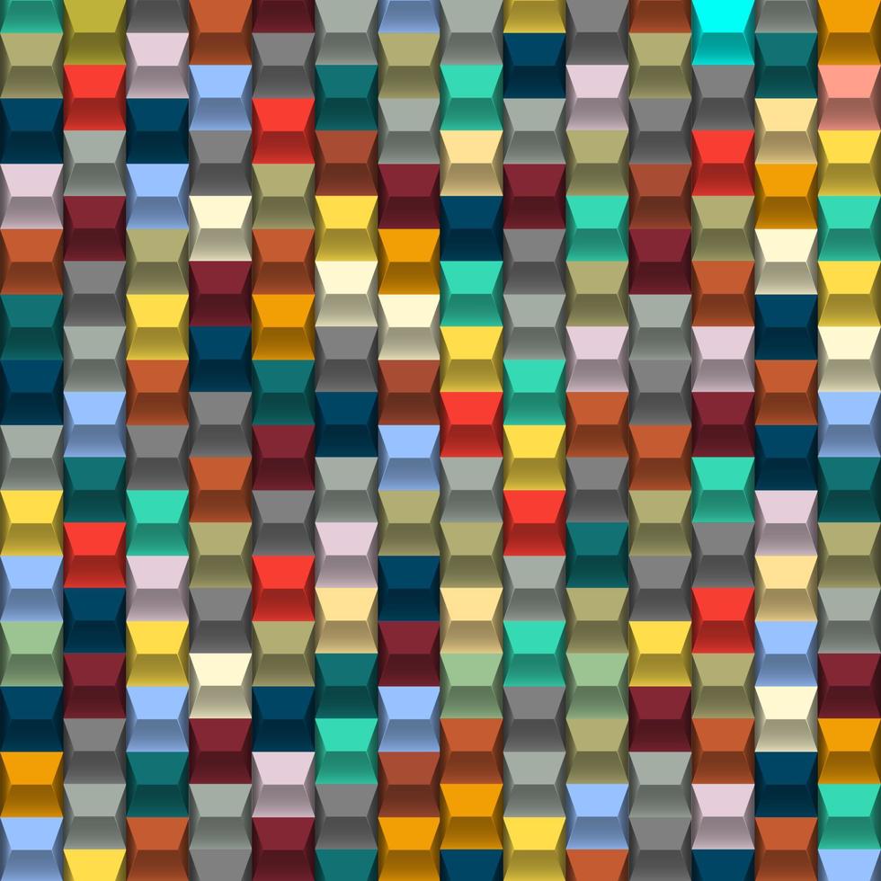 Colorful  background with blocks structure vector