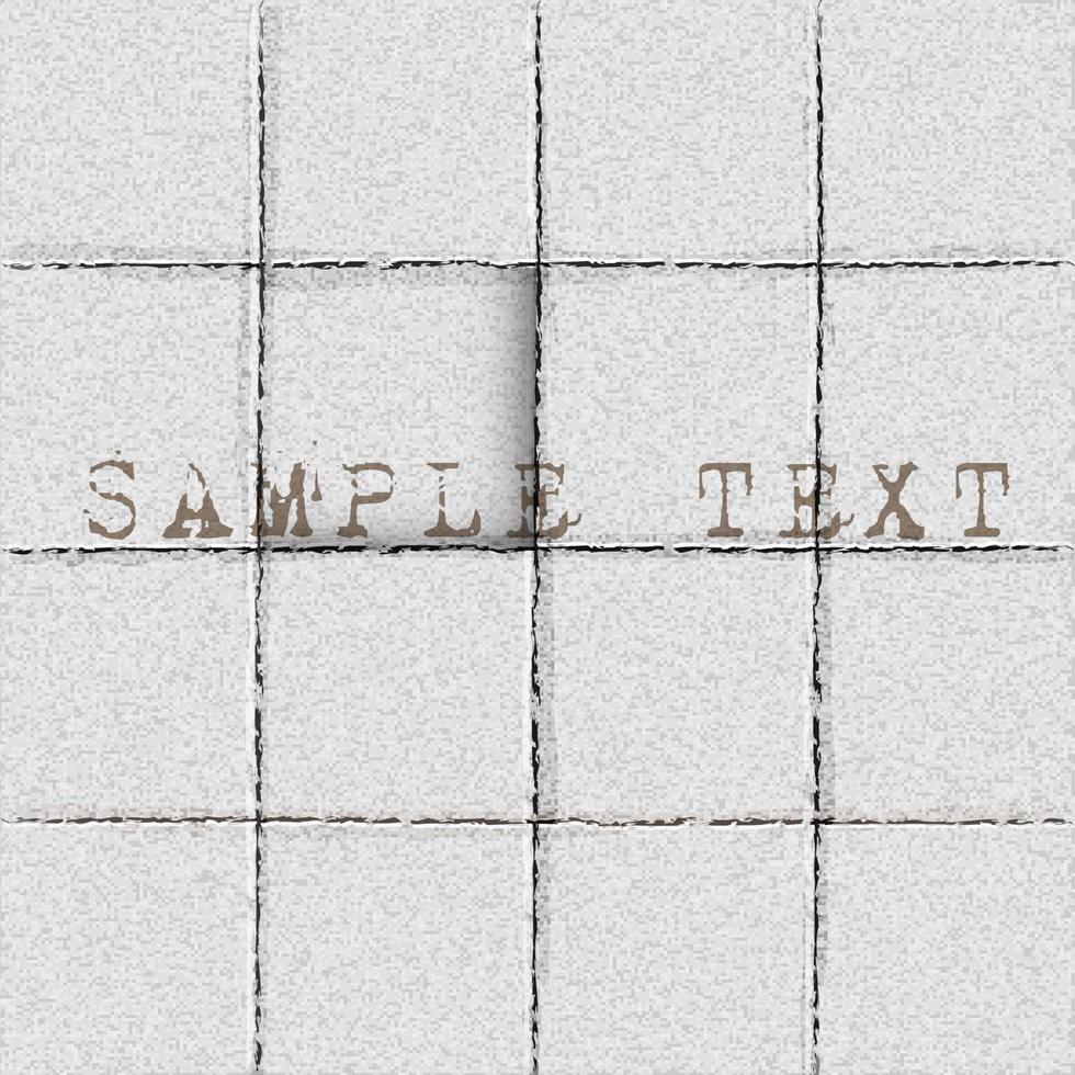 Background of tiles ground vector
