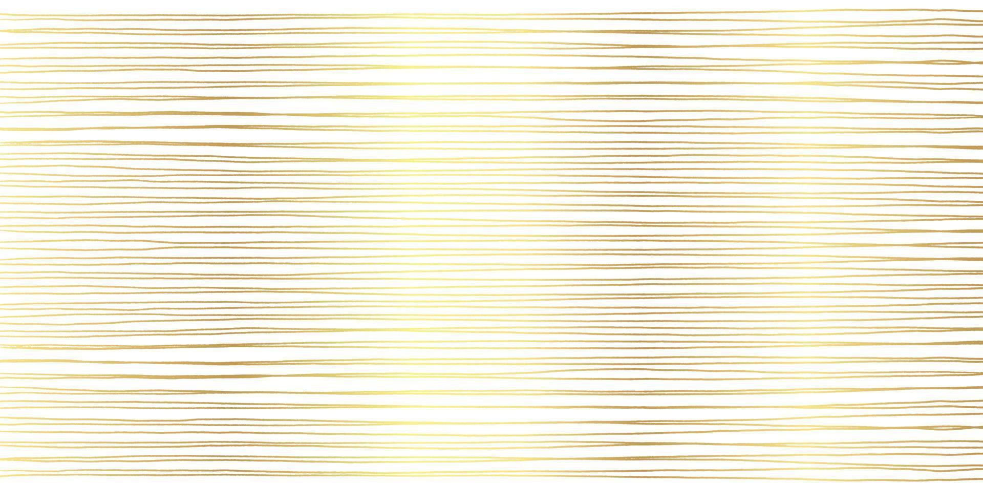 Hand drawn abstract pattern with hand drawn gold lines, strokes. Set of vector grunge brushes. wavy striped, Vector EPS 10 illustration