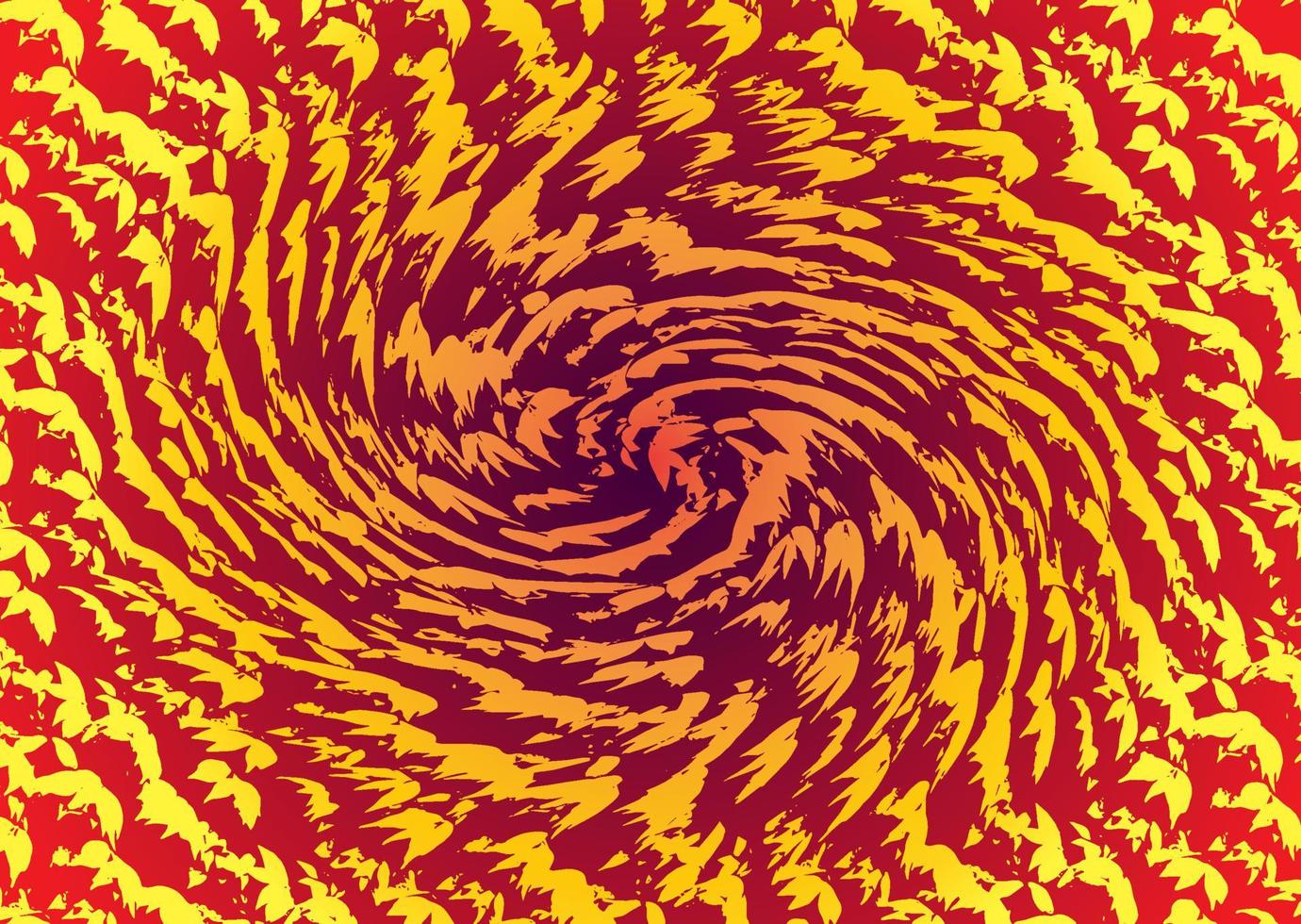 orange pattern like psychedelic vector