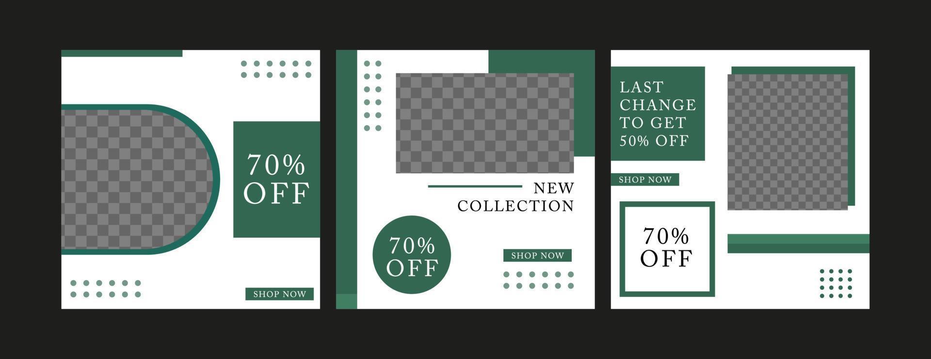 Socila Media Post Tamplate Design vector