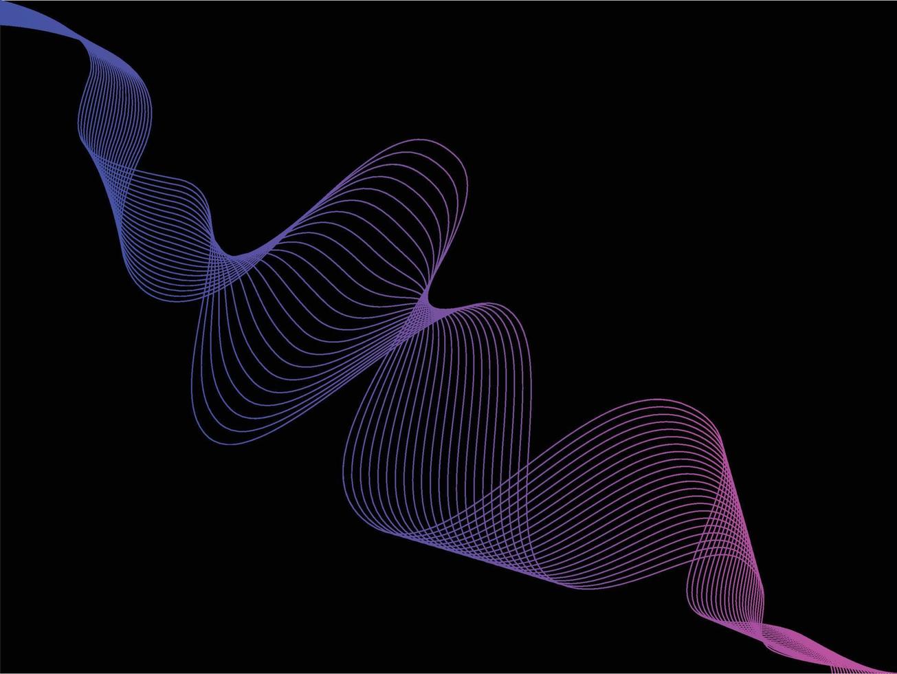 Wavy background, wave line background, spectrum design vector