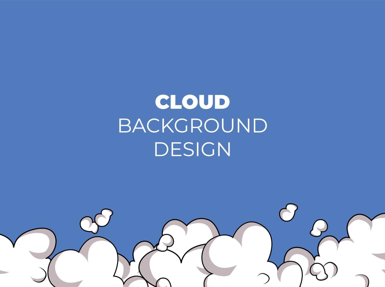 blue sky with clouds, cloud background design, clouds in the blue sky vector