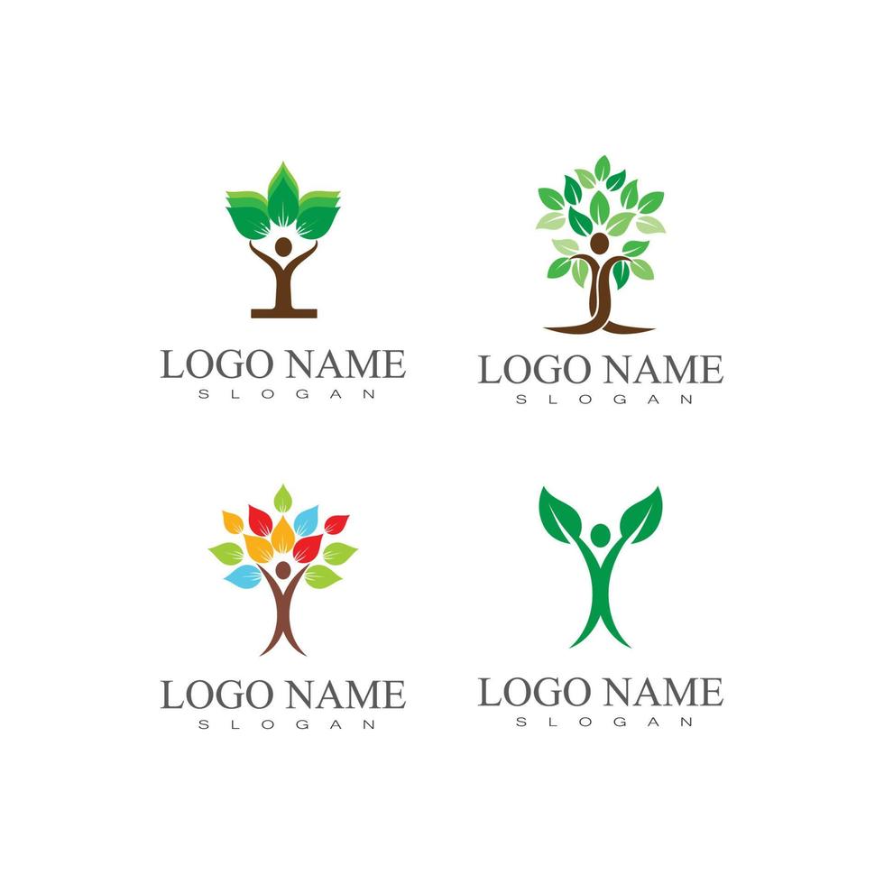 Tree Logo template vector icon design