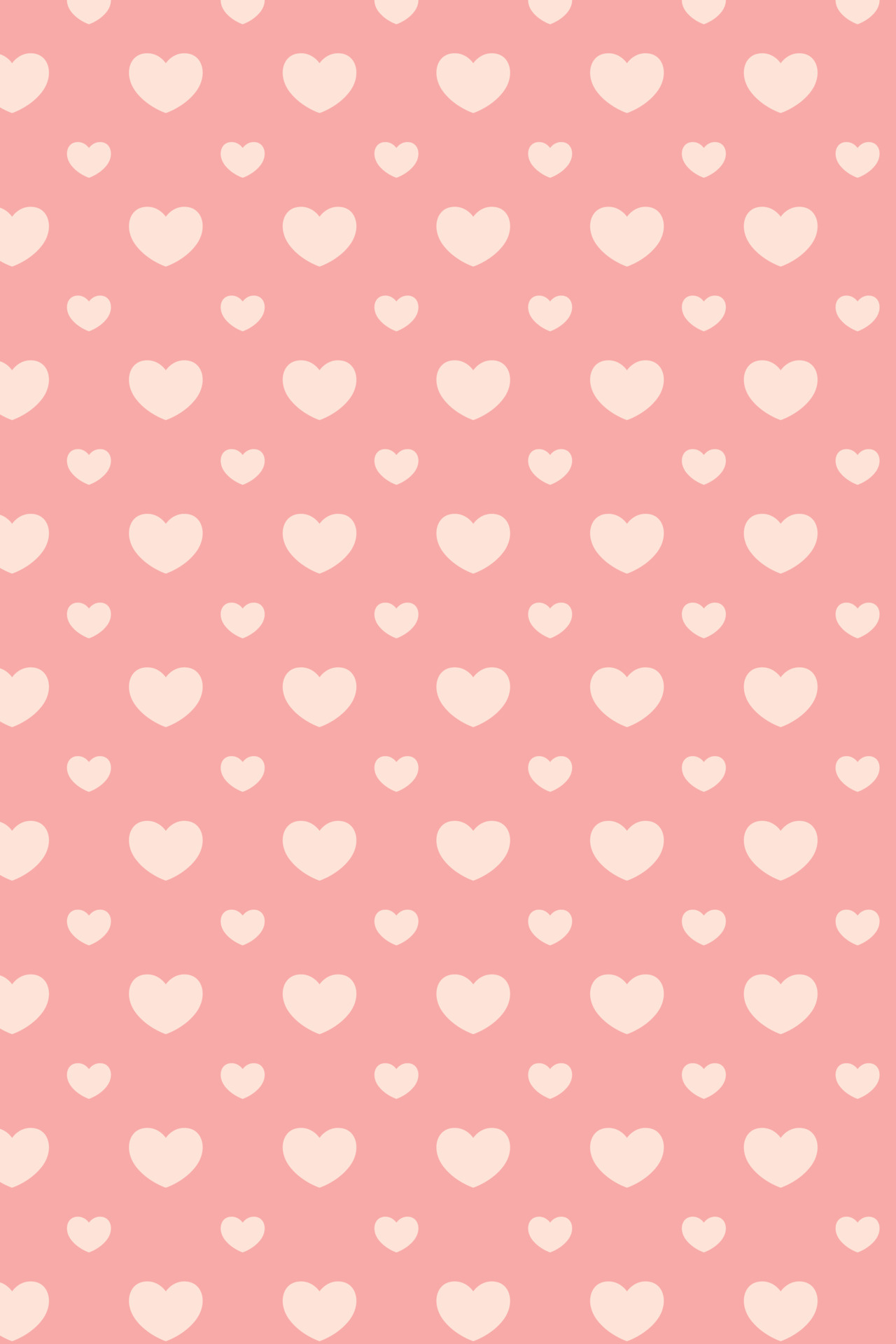Heart Icon background on Pink wallpaper design. Valentine wallpaper  ornament. Love symbol 4374291 Vector Art at Vecteezy