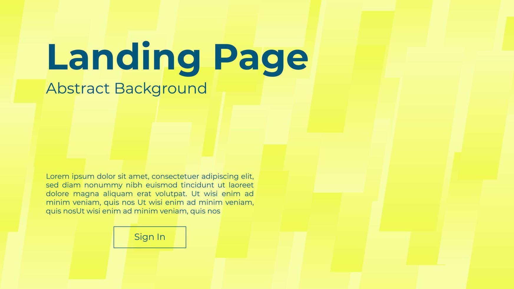 Abstract Geometric Yellow Background with Rectangle Shape for Web or Website Social Media Design vector