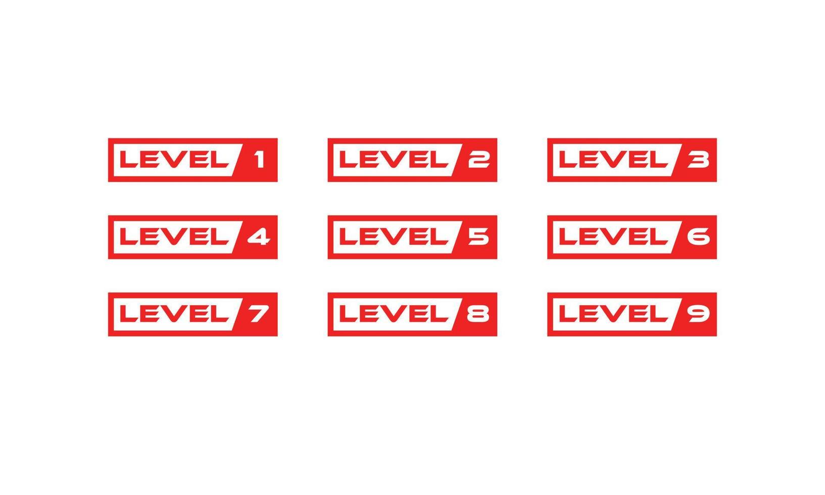 Level logo design pack for your automotive business vector