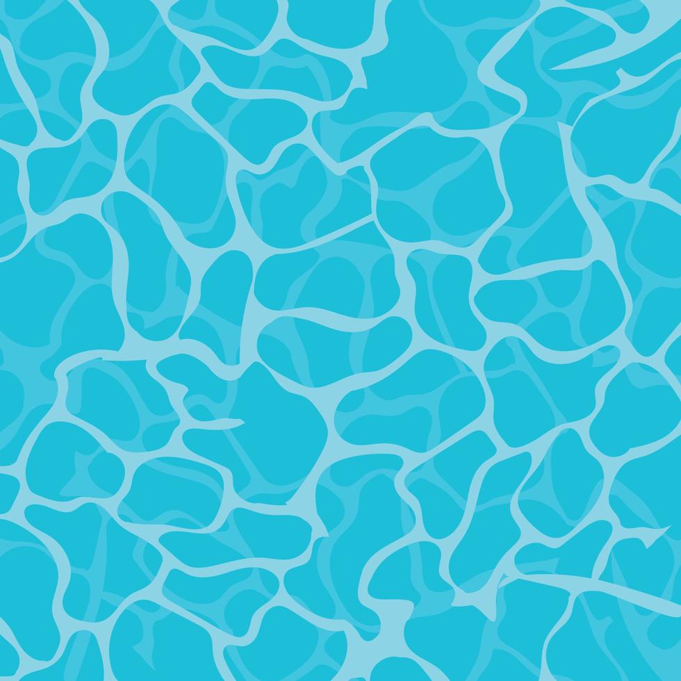 Transparent summer pool water design vector