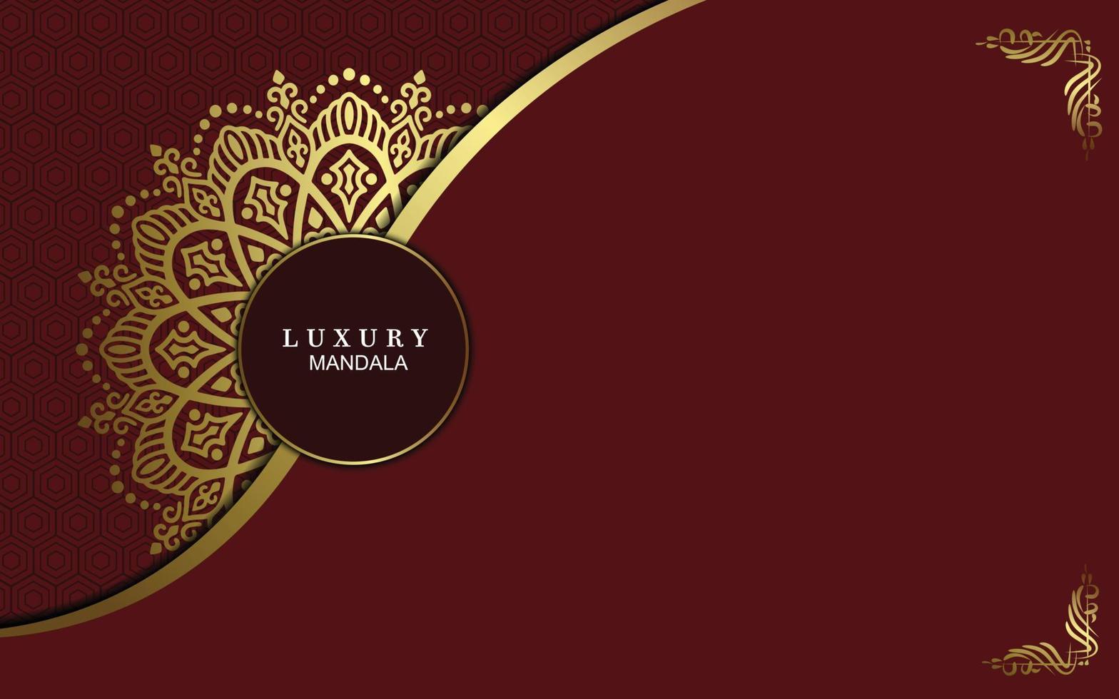 Luxury ornamental mandala background with arabic islamic east pattern style vector