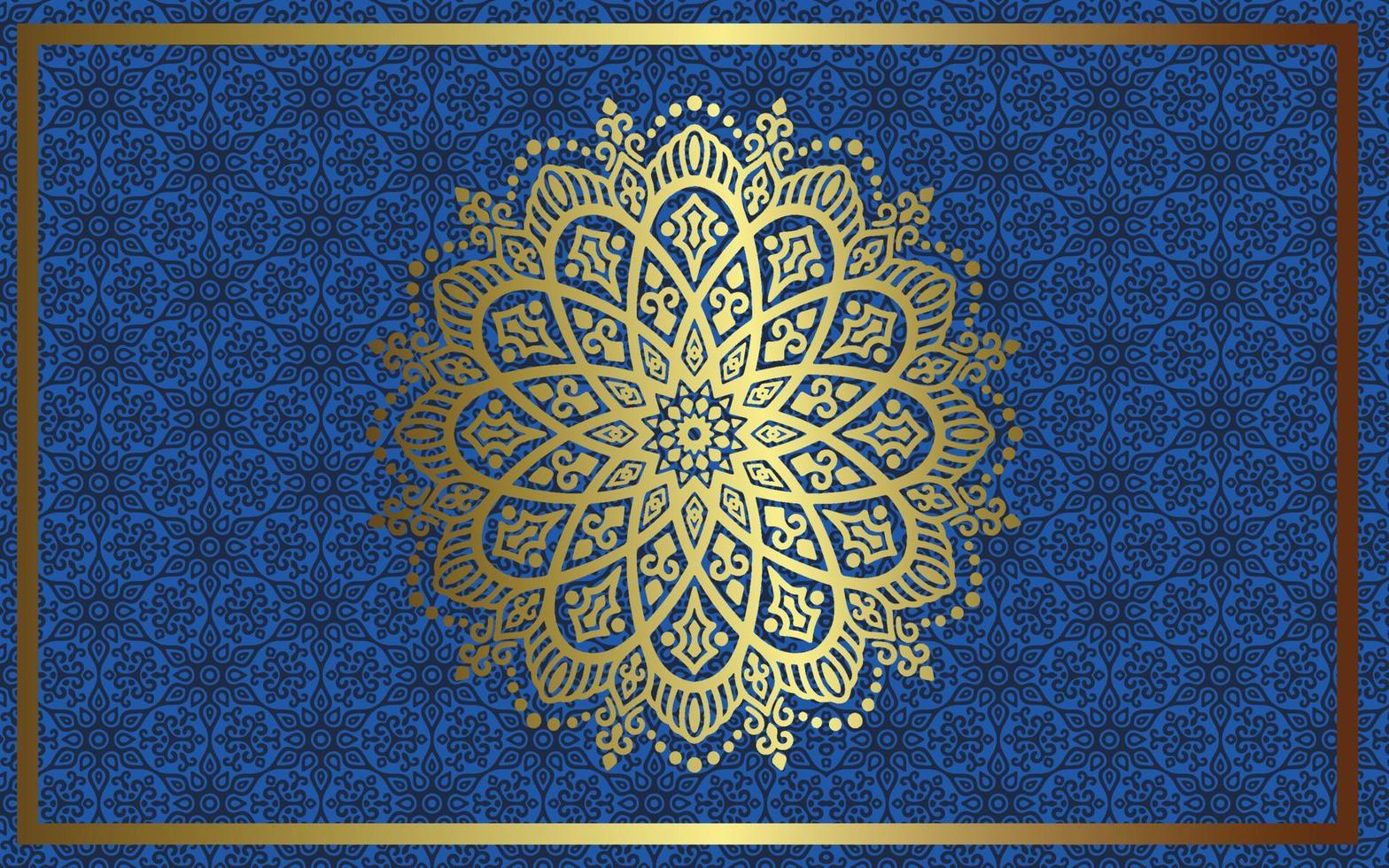 Luxury ornamental mandala background with arabic islamic east pattern style vector