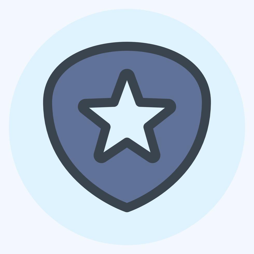 Icon Favorite Game - Color Mate Style,Simple illustration,Editable stroke vector