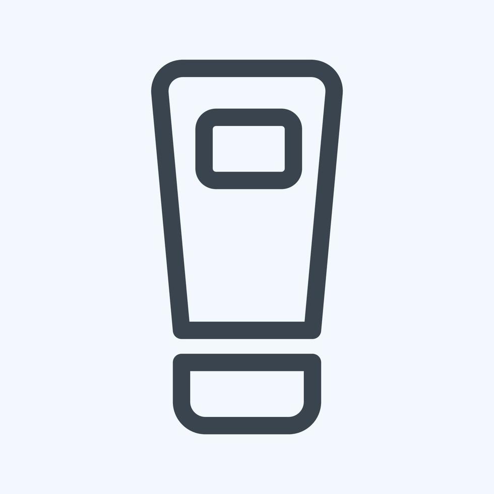 Icon Lotion - Line Style vector