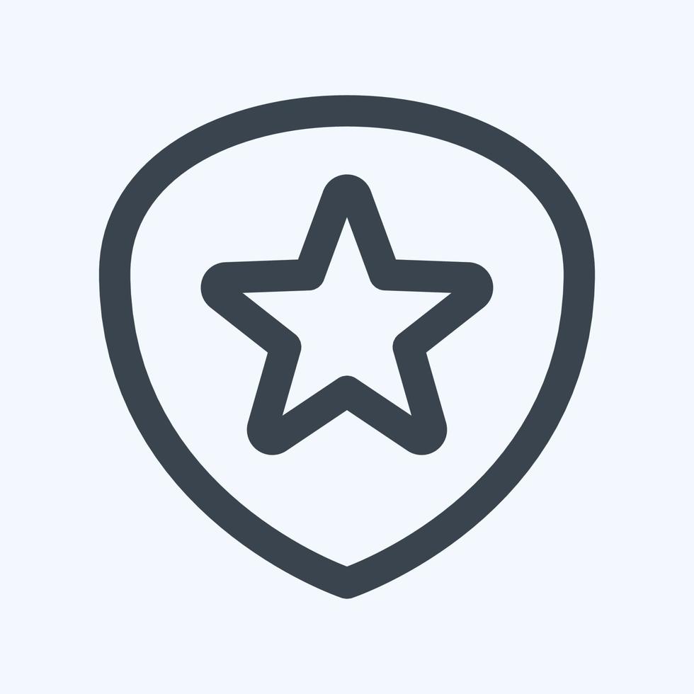Icon Favorite Game - Line Style,Simple illustration,Editable stroke vector