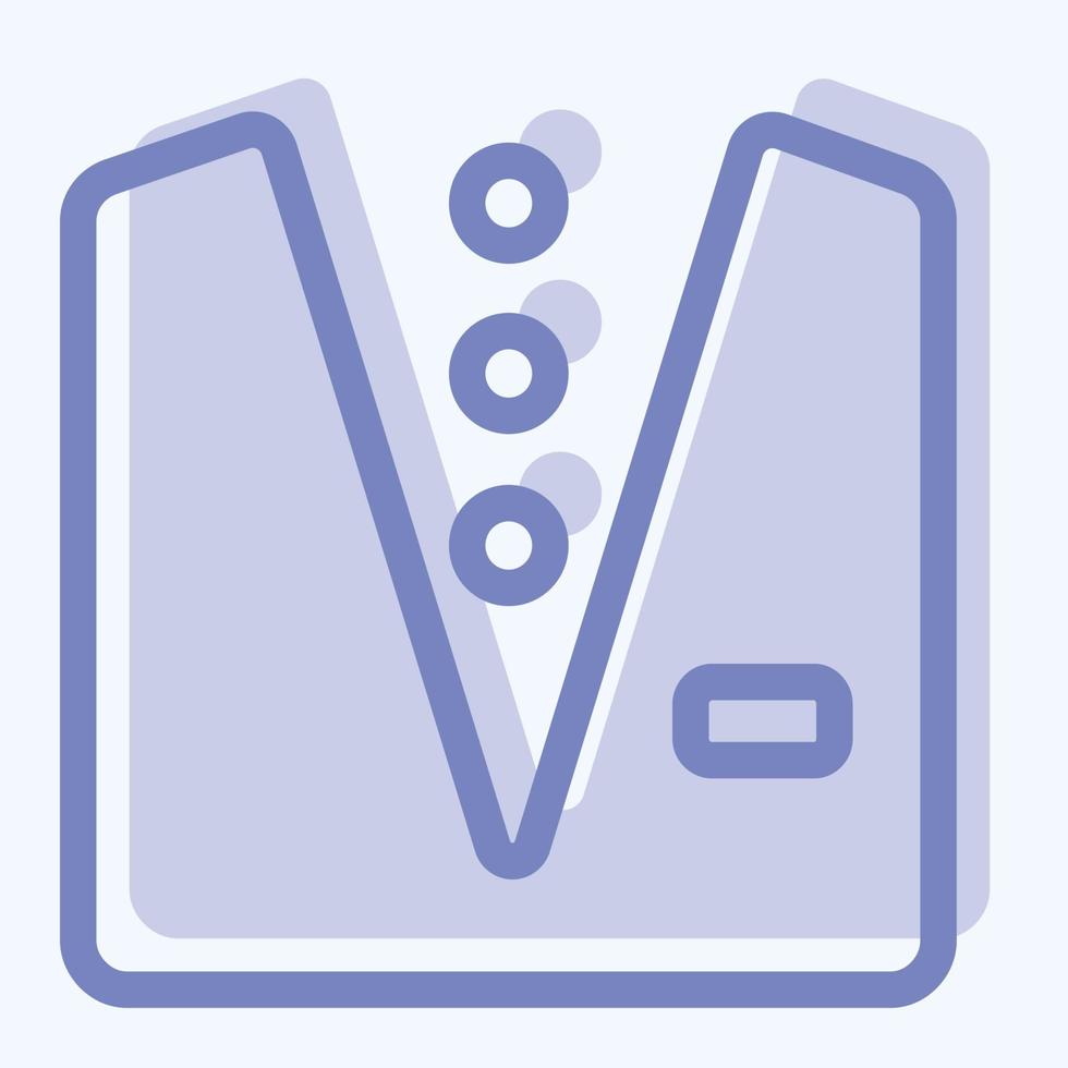 Icon Suit 3 - Two Tone Style,Simple illustration,Editable stroke vector