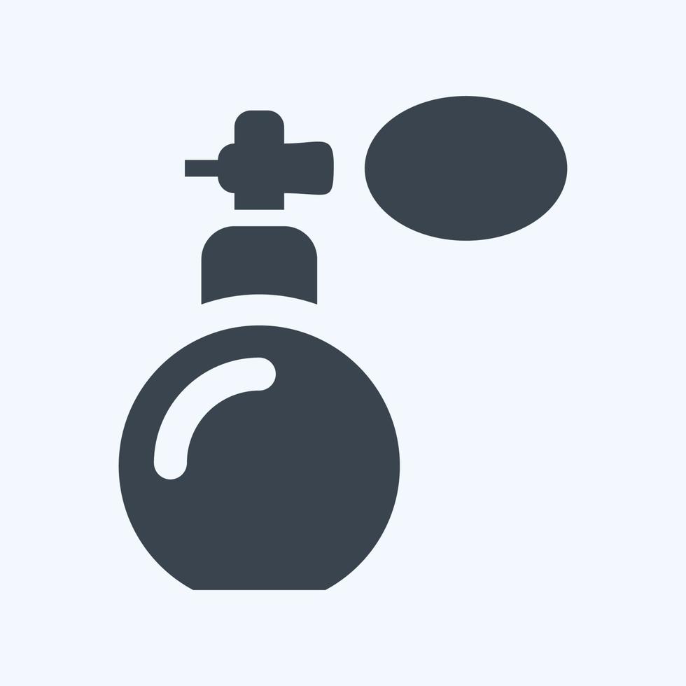 Icon Perfume - Glyph Style - Simple illustration, Editable stroke. vector