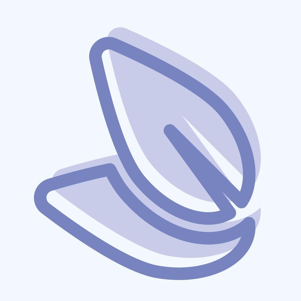 Icon Leaf - Two Tone Style vector