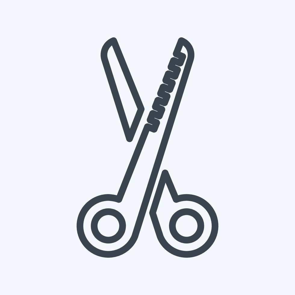Icon Comb - Line Style vector