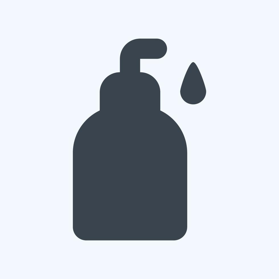 Icon Liquid Soap - Glyph Style vector