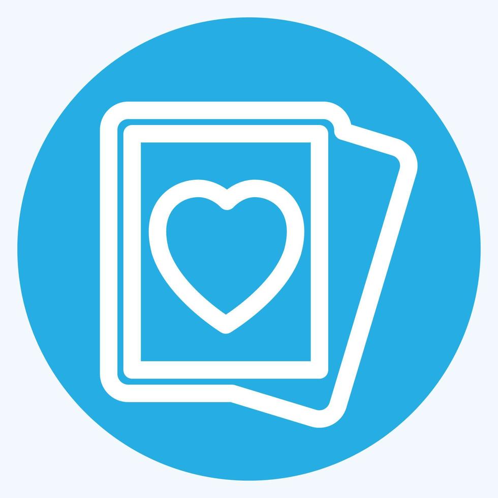 Icon Jack - Blue Eyes Style,Simple illustration,Editable stroke vector