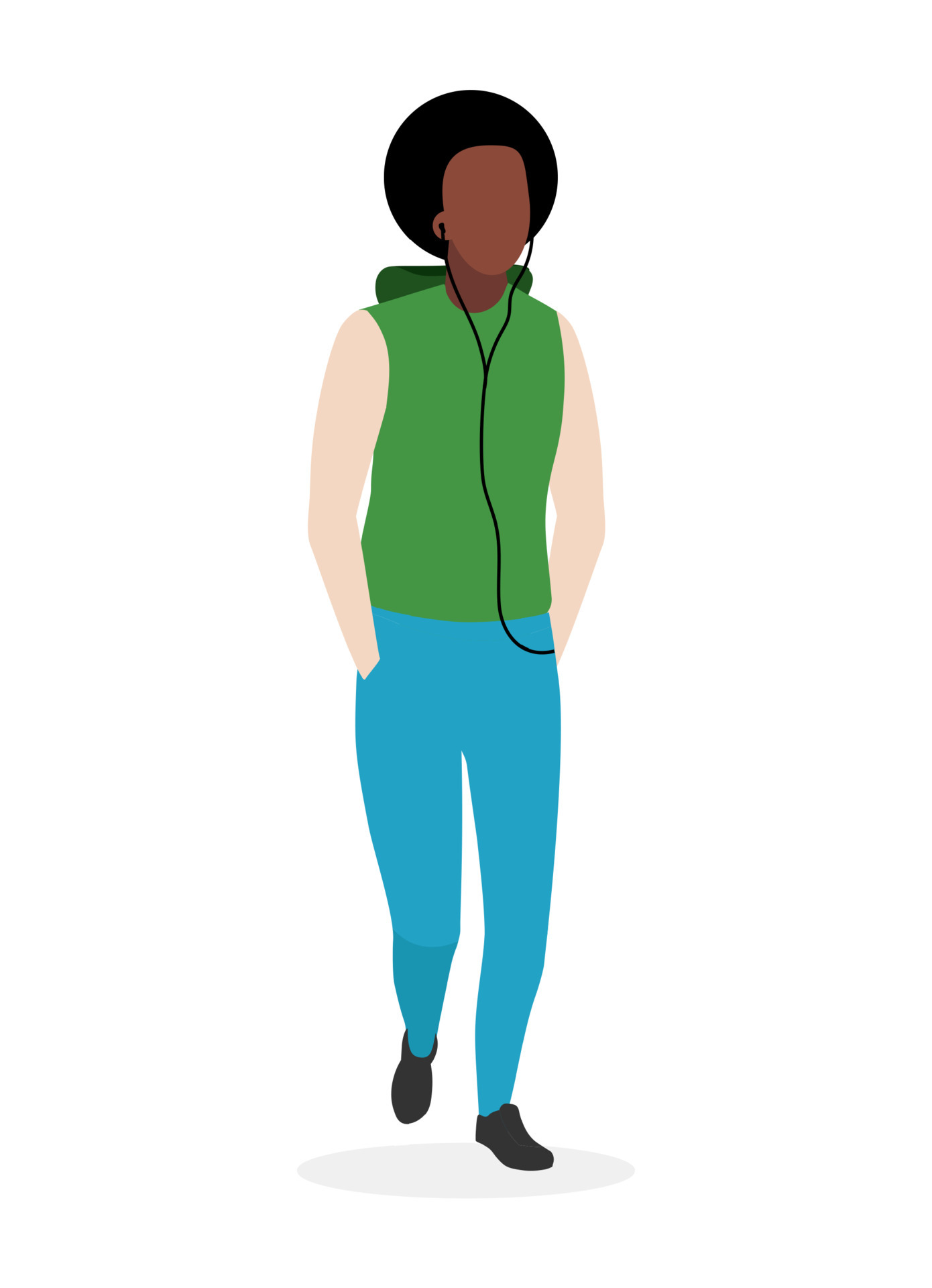 Afro american guy flat vector illustration. Black man with curly hair cartoon character isolated on white background. Male fashion model wearing casual style clothing. Dark skinned handsome student 4379162 Vector Art at Afro american guy flat vector illustration. Black man with curly hair cartoon character isolated on white background. Male fashion model wearing casual style clothing. Dark skinned handsome student 4379162 Vector Art at