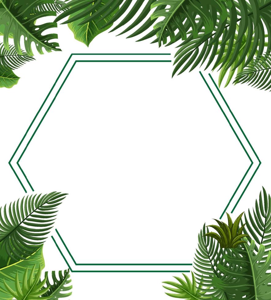 Frame Corners with Green Leaves or Foliage Vector Illustration Stock Vector  - Illustration of foliage, arrangement: 198342390