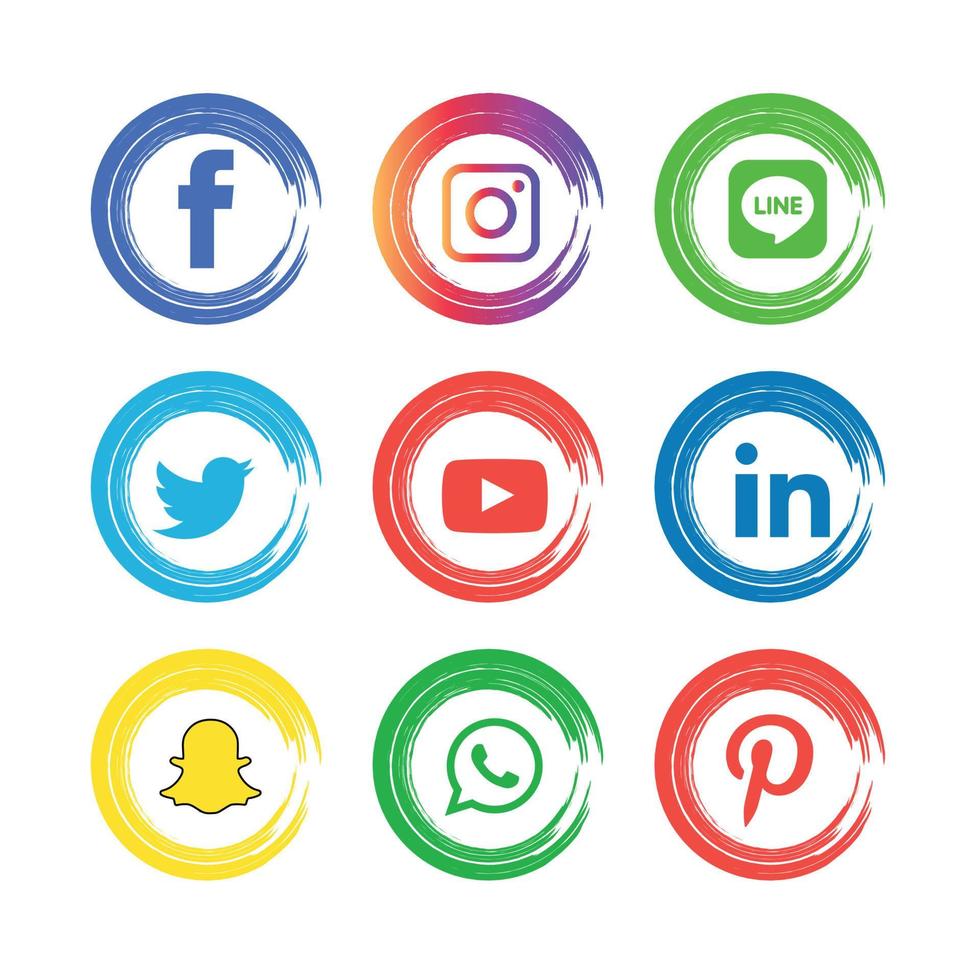 Social Media flat icons technology, network. background  group smiley face sale. Share, Like, Vector illustration Twitter, YouTube, WhatsApp, Snapchat, Facebook, instagram, tiktok, tok