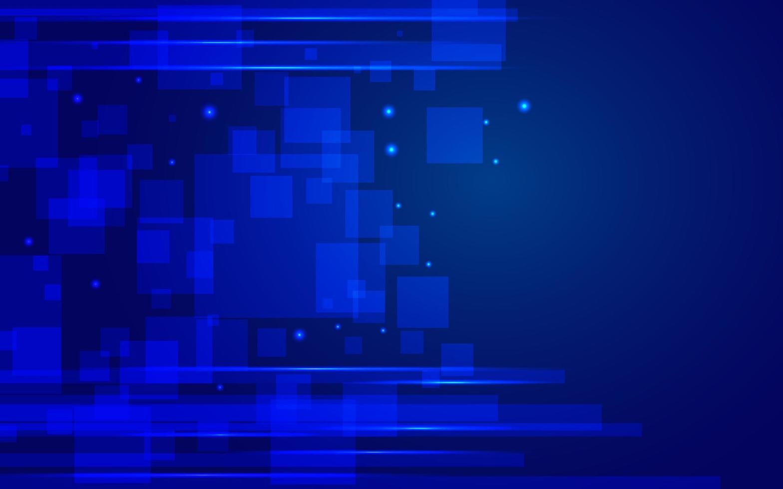 Blue abstract background vector. Technology with rectangle light background. vector
