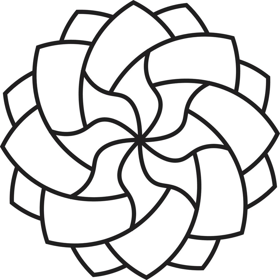 Indian Mandala Design vector