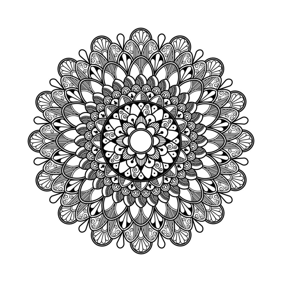 Indian Mandala Design vector