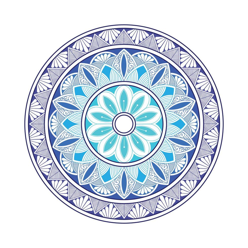 Indian Mandala Design vector