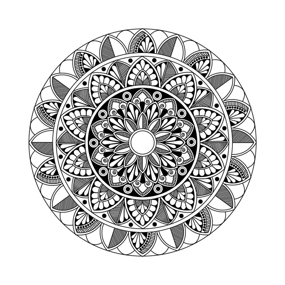 Indian Mandala Design vector