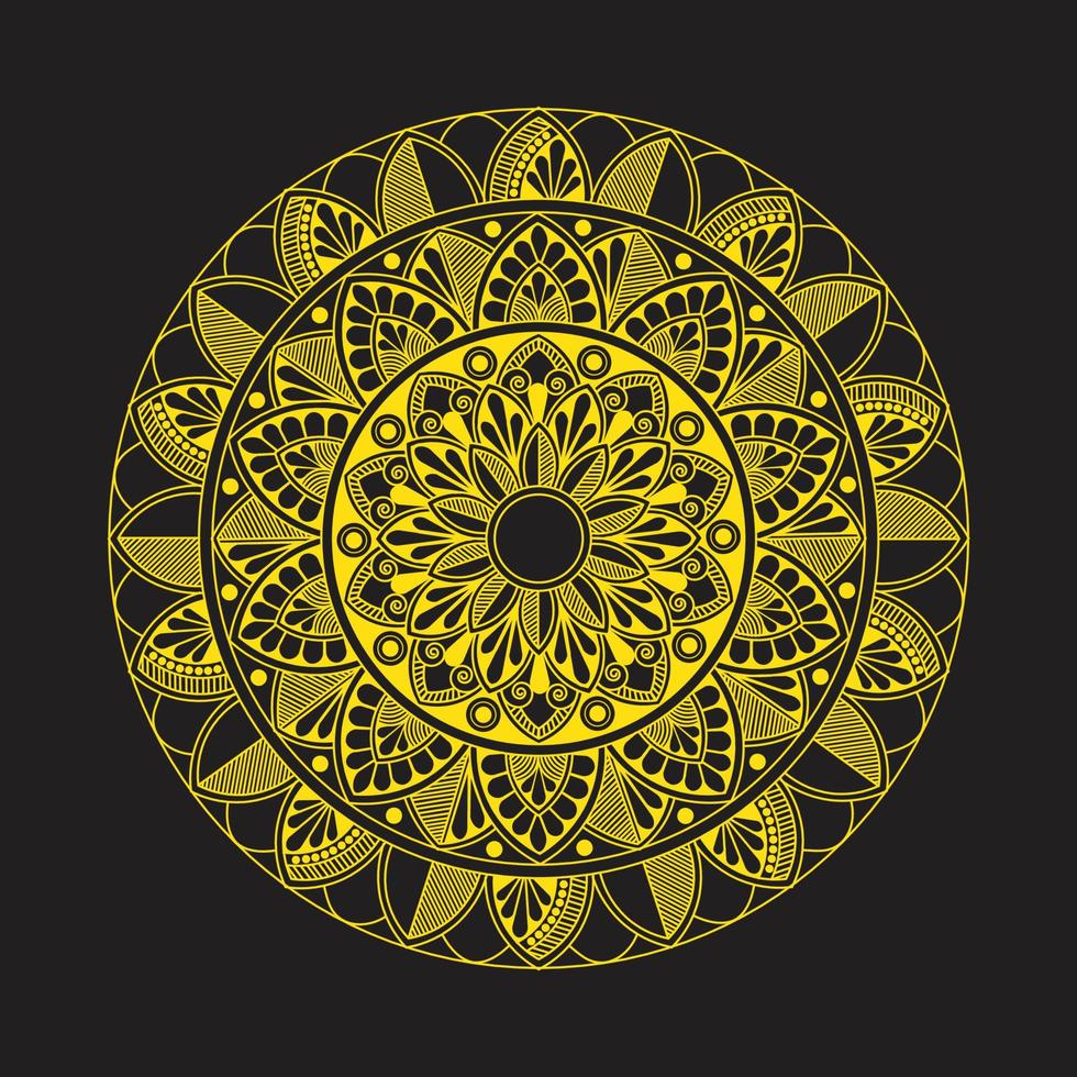 Indian Mandala Design vector