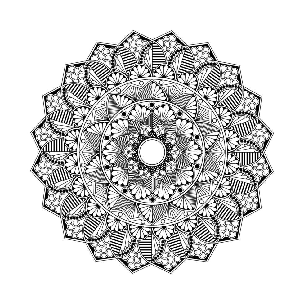 Indian Mandala Design vector