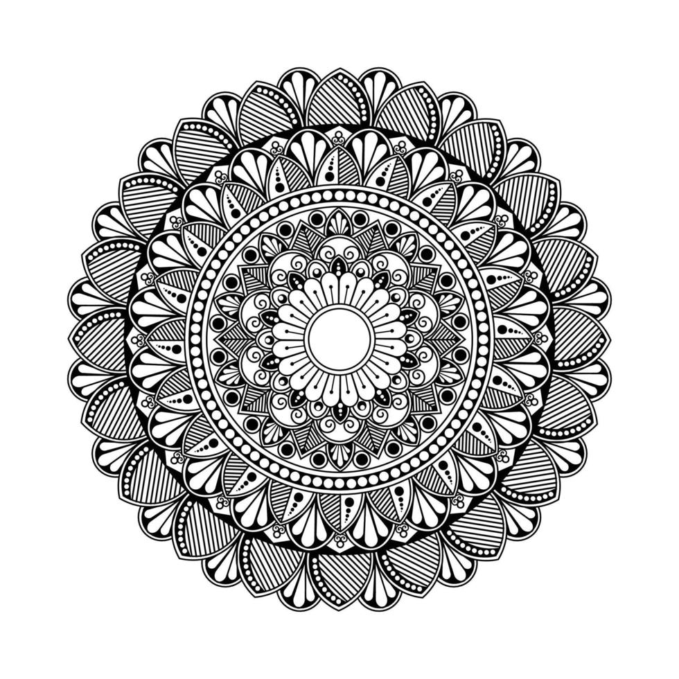 Indian Mandala Design vector