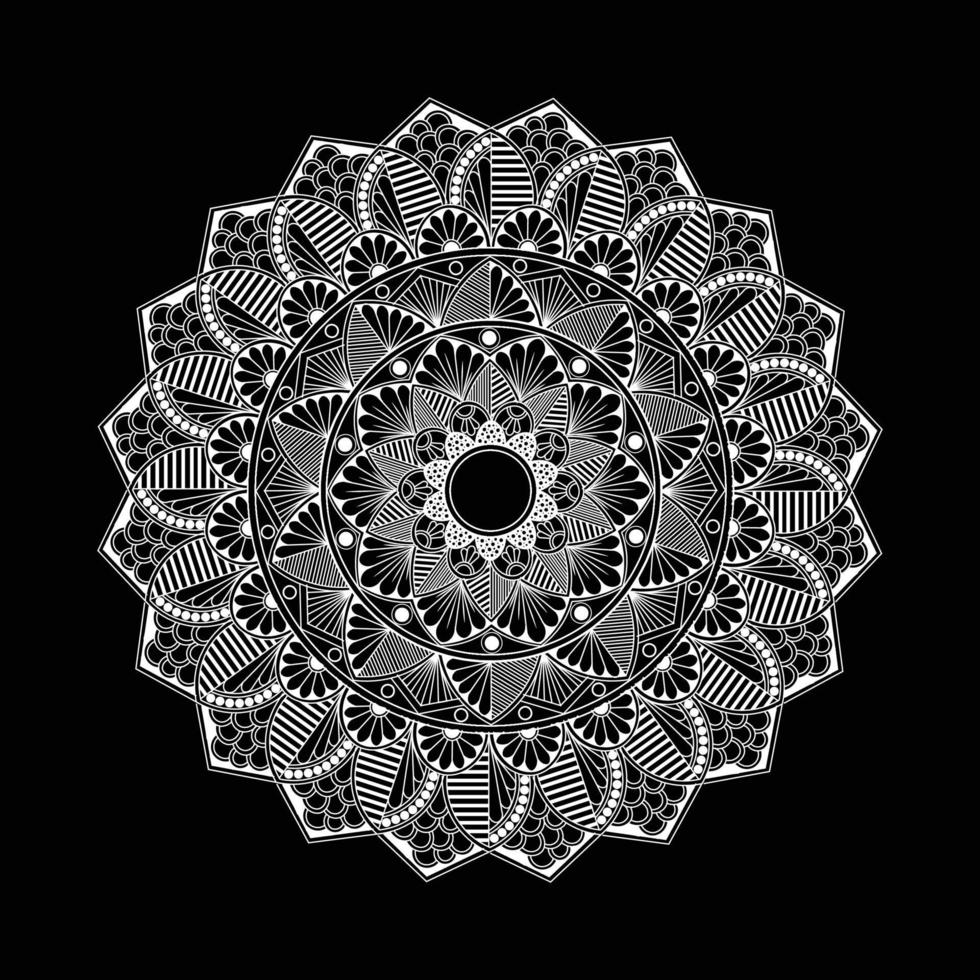Indian Mandala Design vector