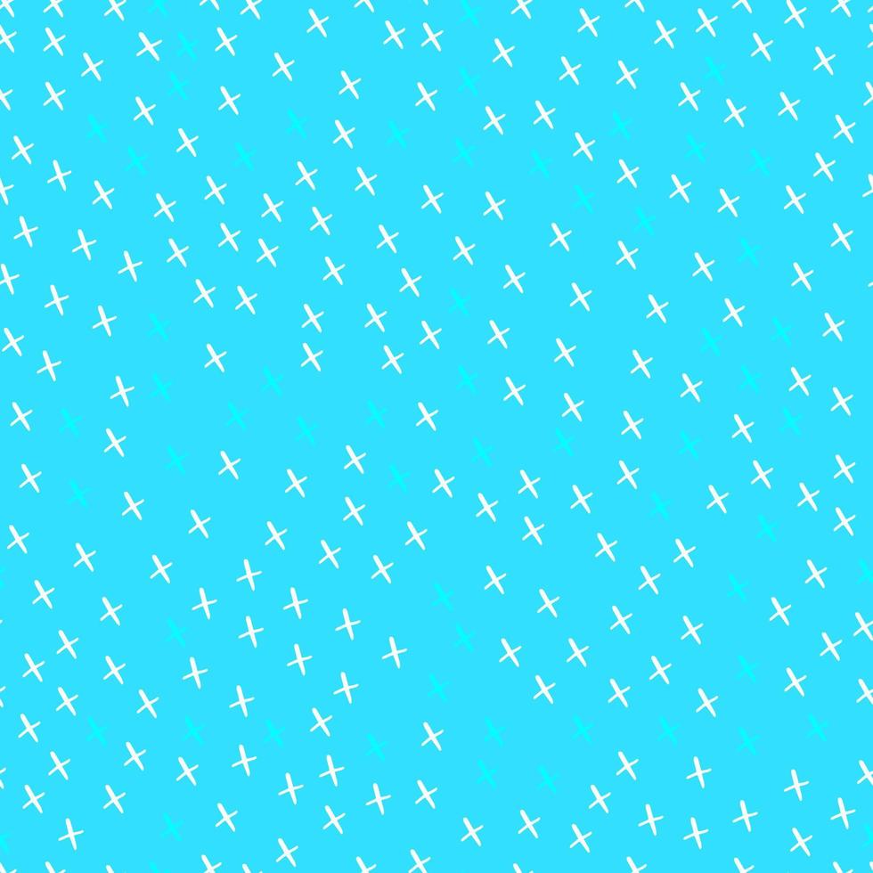 vector seamless pattern irregular  crosses x on a  background
