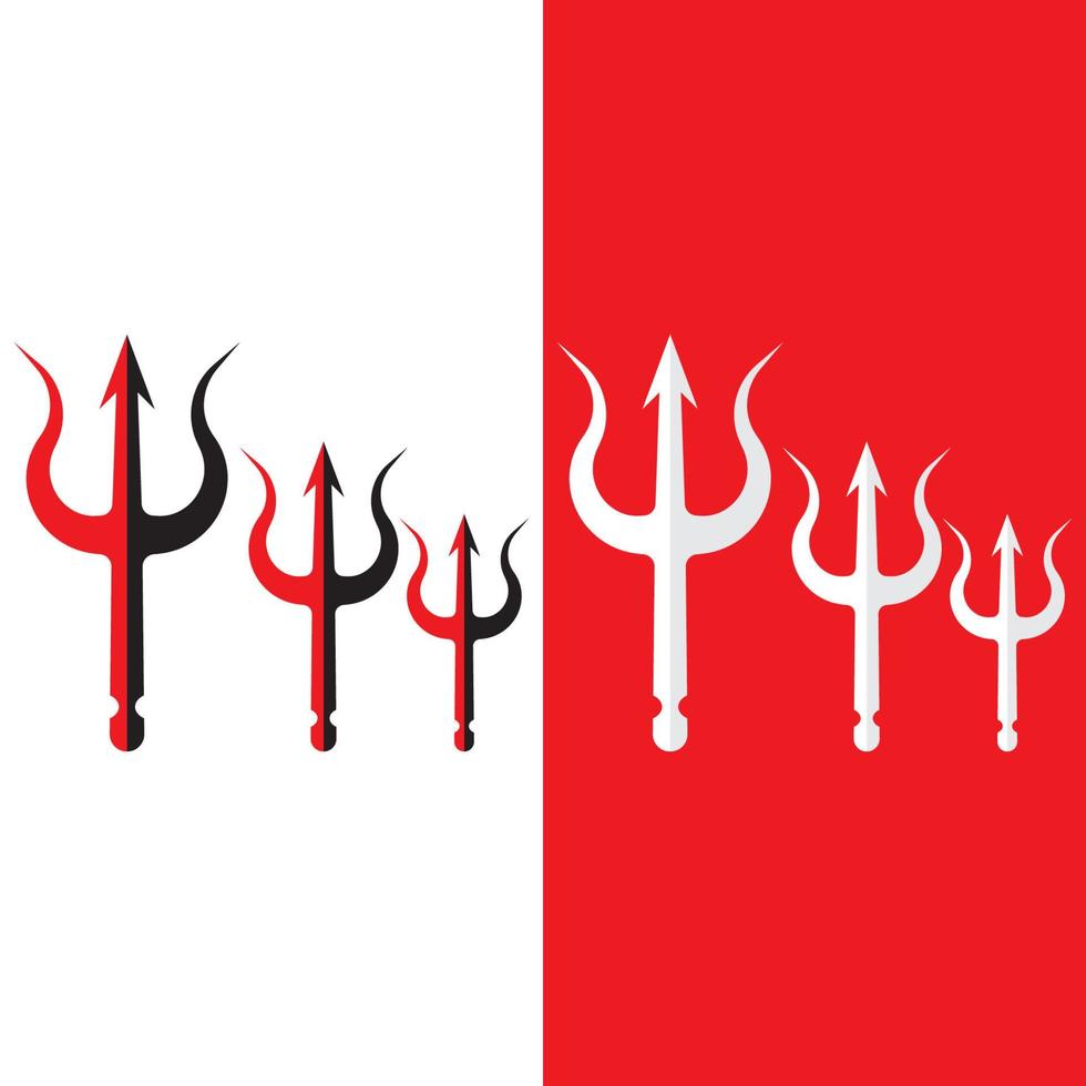 Trident Logo Template vector icon