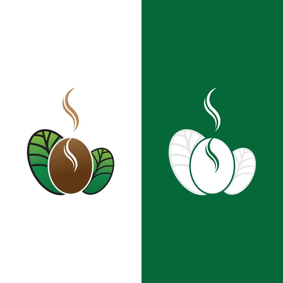 coffee bean icon vector
