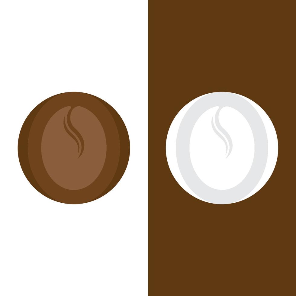 coffee bean icon vector