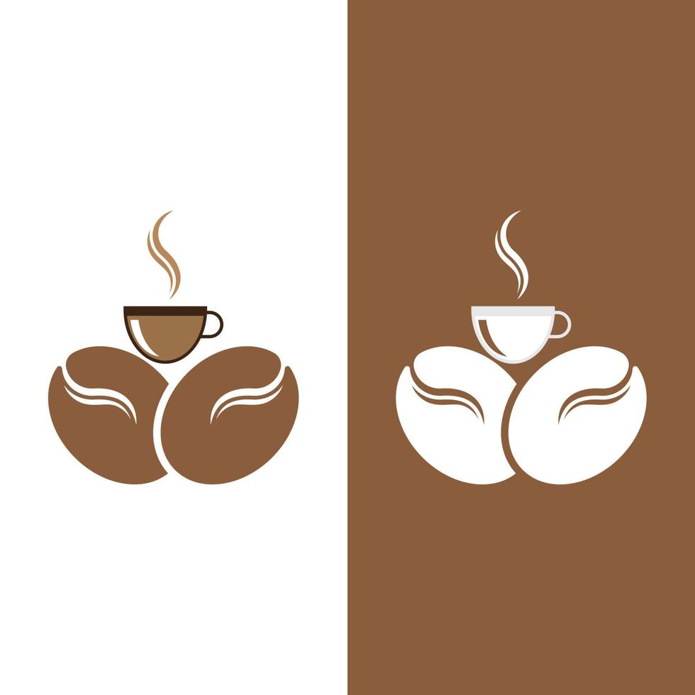 coffee bean icon vector