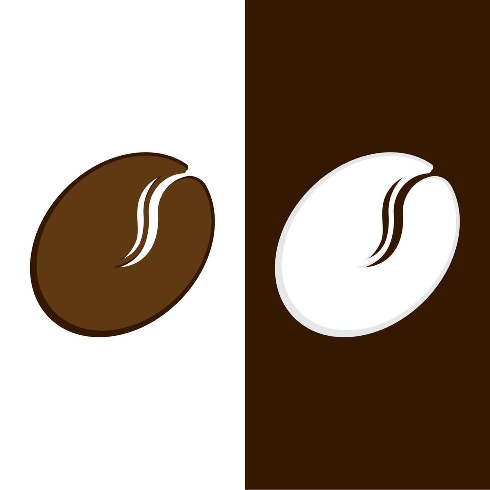 vector de icono de grano de café