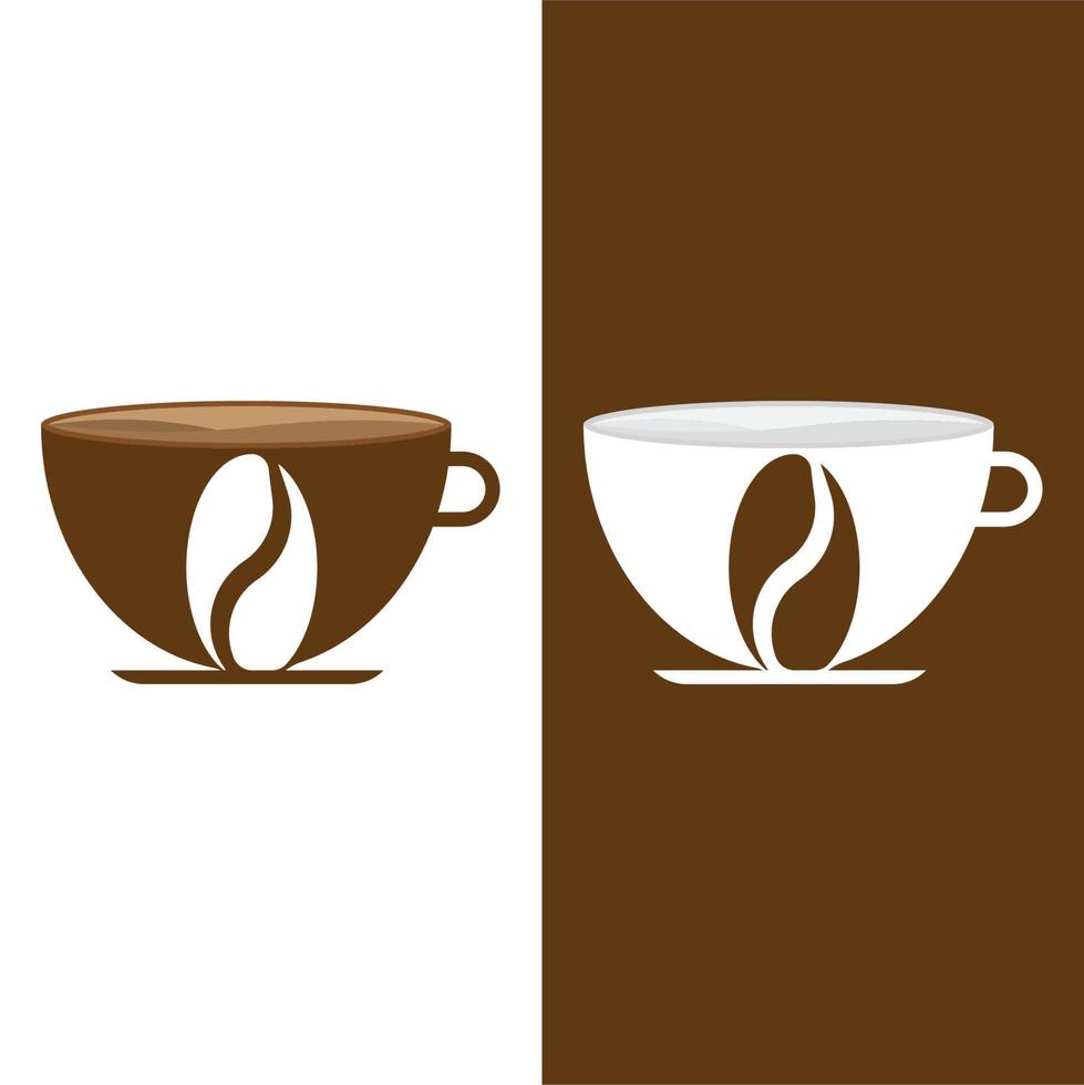 coffee bean icon vector