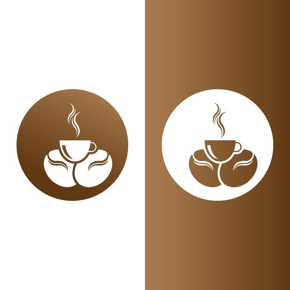 vector de icono de grano de café