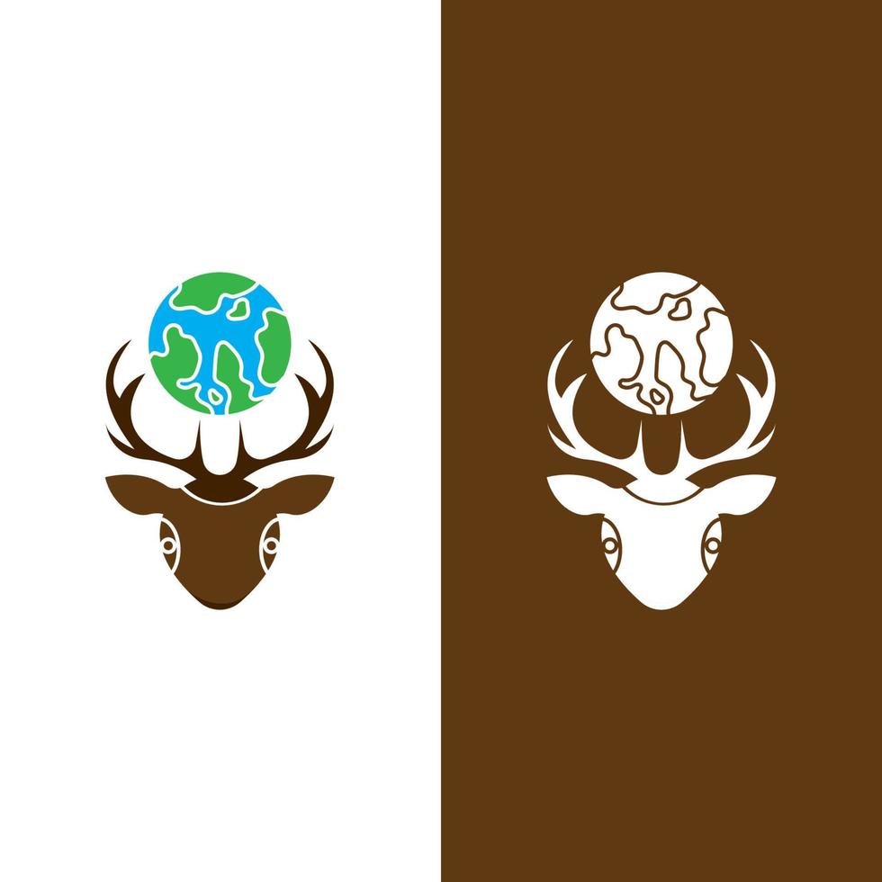 Deer vector icon illustration design