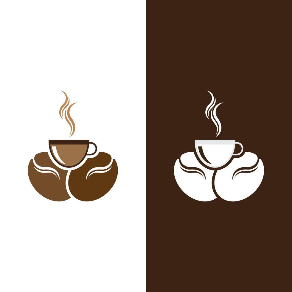 vector de icono de grano de café