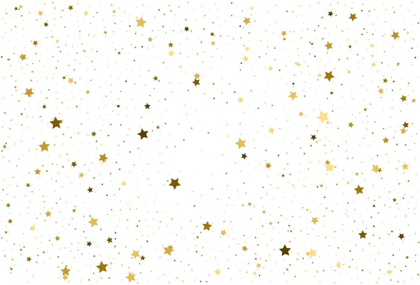 Golden star confetti. Gold festive background 4385466 Vector Art at