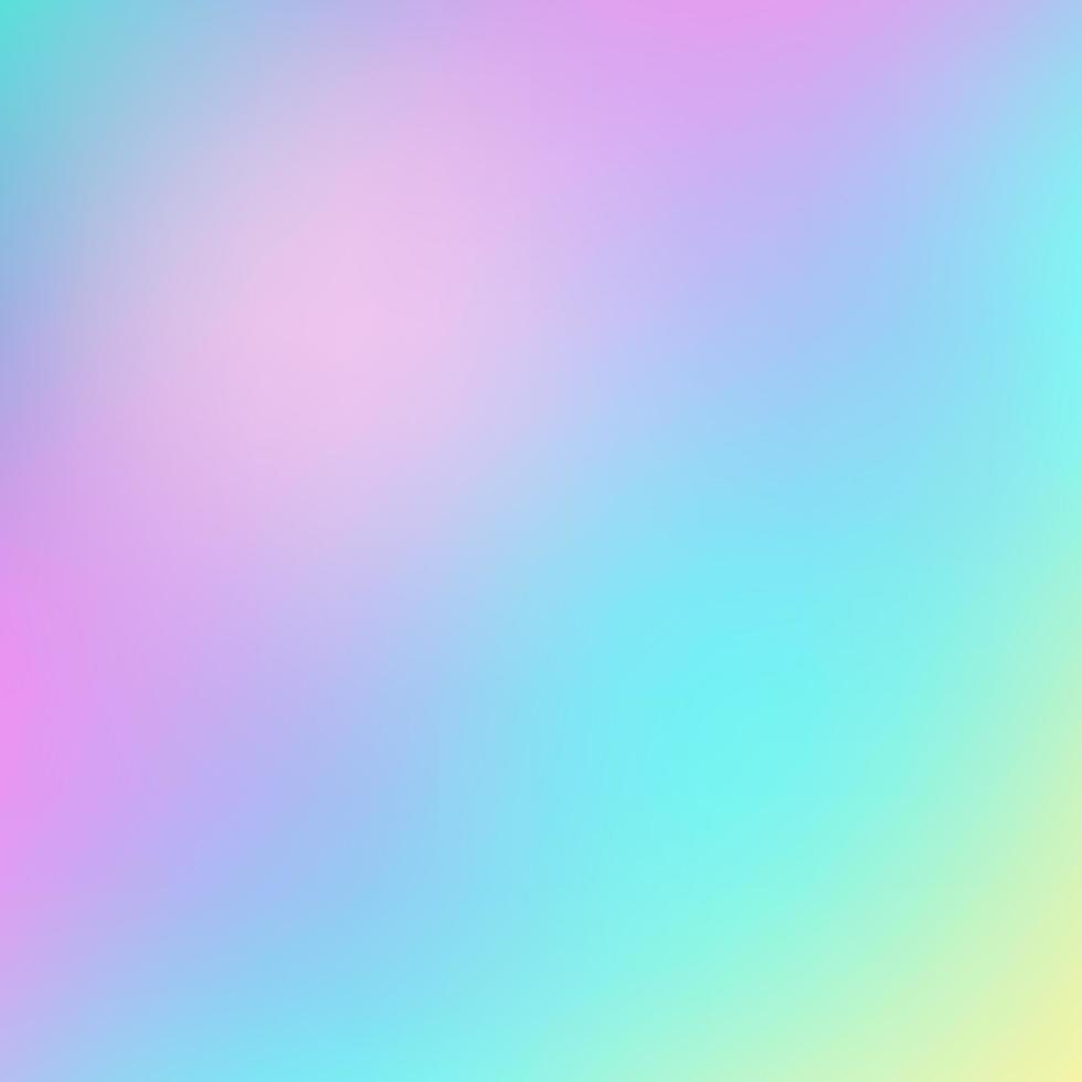 Rainbow unicorn background, gradient backdrop. vector